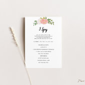 私はスパイ結婚のブライダルシャワーゲームカード 招待状