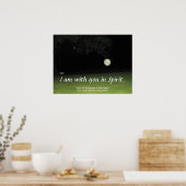 「私はスピリットであなたと一緒にいる」プリント ポスター (キッチン)