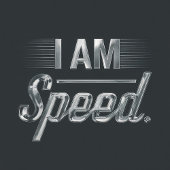 私はスピードはっきりしたグラフィックと心地よいの白い色 Tシャツ