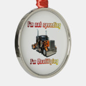 私はスピード違反ではない メタルオーナメント (右)