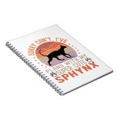 私はスフィンクス猫と一緒に計画を立てている ノートブック (右側)