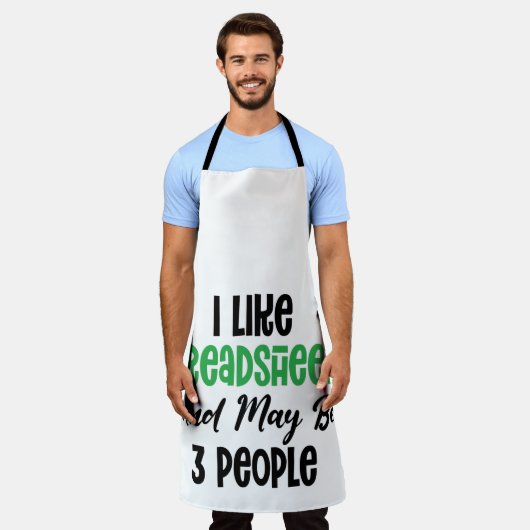 私はスプレッドシートが好きで、3人かもしれない エプロン (着用した状態)
