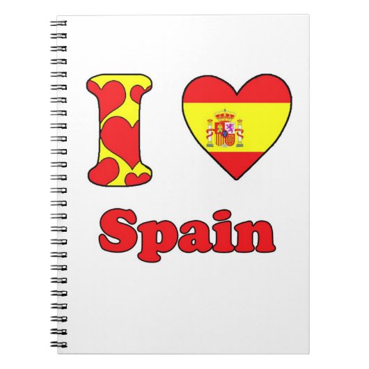 私はスペインが大好きだ ノートブック (正面)
