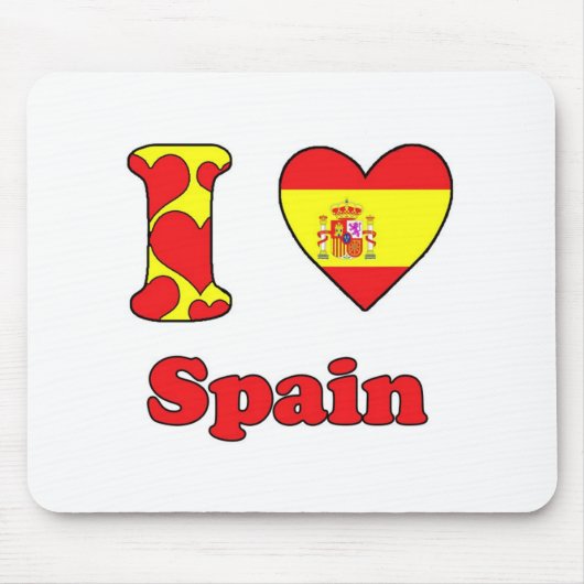 私はスペインが大好きだ マウスパッド (正面)