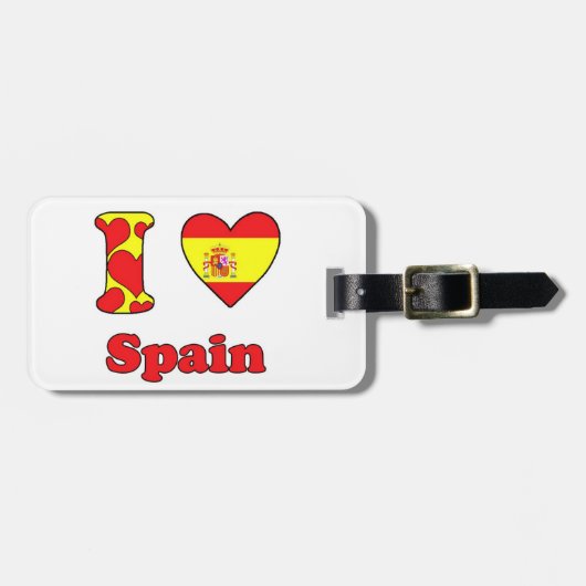 私はスペインが大好きだ ラゲッジタグ (正面横)