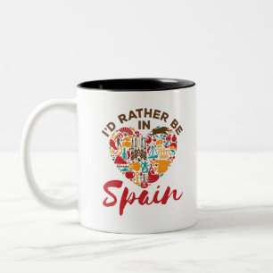 私はスペインにいたい ツートーンマグカップ