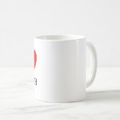 私はスペインのな先生のマグを愛します コーヒーマグカップ (正面右)