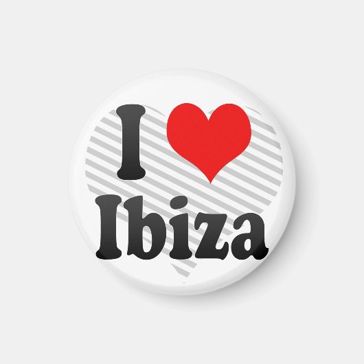 私はスペインのイビサが大好き。Me Encanta Ibiza，スペイン マグネット (正面)