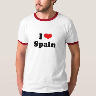 私はスペインのTシャツを愛します Tシャツ
