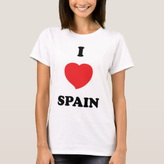 私はスペインを愛します Tシャツ