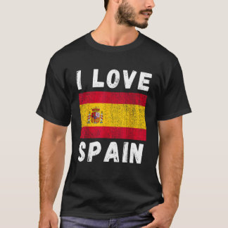 私はスペインスペインの家族の旅行のお土産を愛する Tシャツ