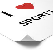 私はスポーツが大好きだ ポスター (角)