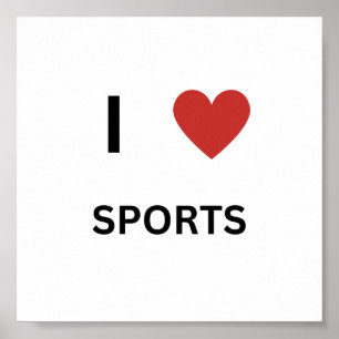 私はスポーツが大好きだ ポスター
