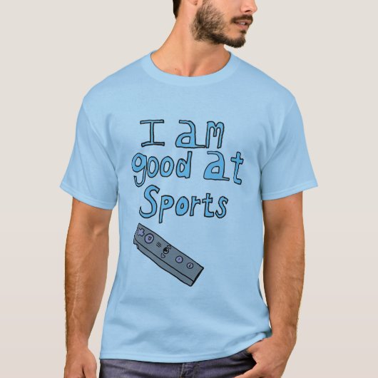 私はスポーツが得意です Tシャツ (正面)