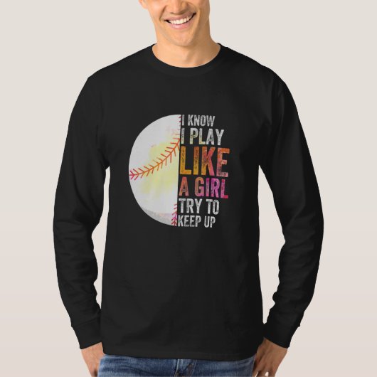 私はスポーツ遊を始めようとする女の子が好き保だと知っている Tシャツ (正面)
