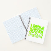 私はスマイルあなたが私の妹だから私は笑う ノートブック (内部)