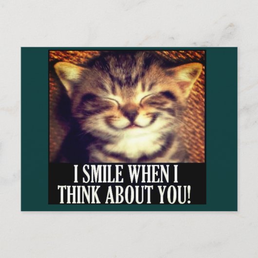私はスマイル考え時 ポストカード (正面)