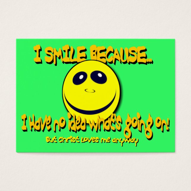 私はスマイル...カード/ (正面)
