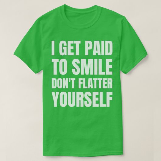 私はスマイルDoxx27tフラットに支払われる2 Tシャツ (デザイン正面)