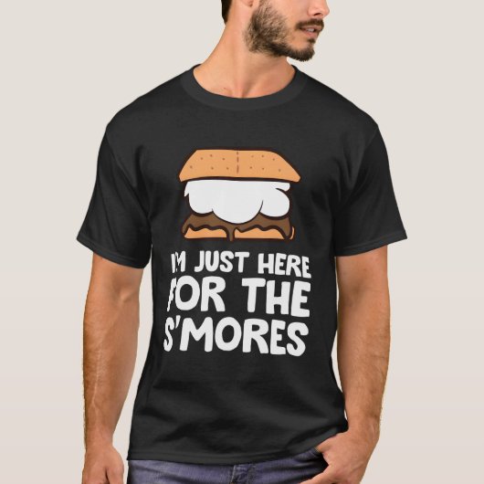 私はスモールのキャンプファイヤーの家のためにここにいる Tシャツ (正面)