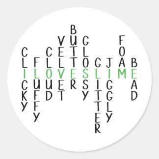 私はスライムシールが大好き ラウンドシール