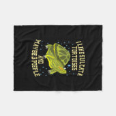 私はスルカタガメが大好きで、タートルも3頭くらいかな フリースブランケット (正面(横))