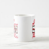私はスロットを愛します コーヒーマグカップ (中央)