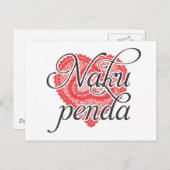 私はスワヒリであなたを愛している – ナクペンダ ポストカード (正面/裏面)