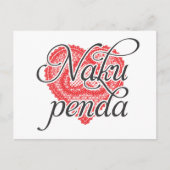 私はスワヒリであなたを愛している – ナクペンダ ポストカード (正面)