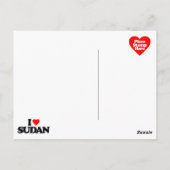 私はスーダンが大好き ポストカード (裏面)