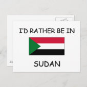 私はスーダンにいる方がよい ポストカード (正面/裏面)