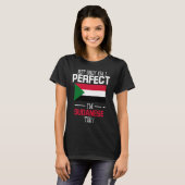 私はスーダン人の旗を完璧にしているだけでなく Tシャツ (正面フル)