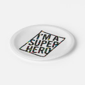 私はスーパーヒーローだ ペーパープレート (アングル)