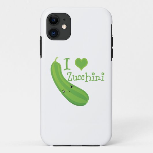 私はズッキーニ大好き笑顔かわいいズッキーニ Case-Mate iPhoneケース (裏面)