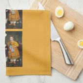 私はズボン-おもしろいで陽気なカップル--を身に着けています キッチンタオル (四つ折り)