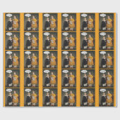 私はズボン-おもしろいで陽気なカップル--を身に着けています ラッピングペーパー (フラット)