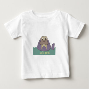 私はセイウチです ベビーTシャツ