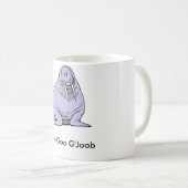 私はセイウチのマグです コーヒーマグカップ (正面右)