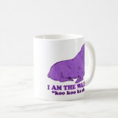 私はセイウチのマグです コーヒーマグカップ (正面右)