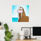 私はセイウチ ポスター (ホームオフィス)