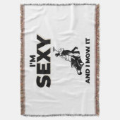 私はセクシーで私はそれを刈る スローブランケット (正面縦)