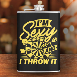 私はセクシーで、私はそれをフラスコ8oz投げる。 フラスク