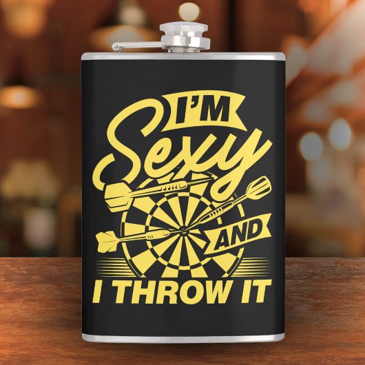 私はセクシーで、私はそれをフラスコ8oz投げる。 フラスク