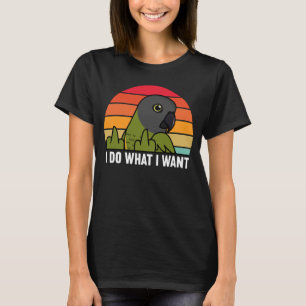 私はセネガルのオウムにオウムを入れたいことをする Tシャツ