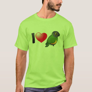 私はセネガルのオウムを愛します Tシャツ