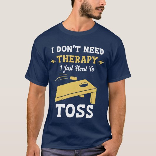 私はセラピーなんか必要ない!ただの面白い友達が欲しい Tシャツ (正面)
