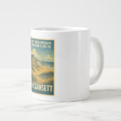 私はセラピーは必要ない、私はちょうどAmagansettが必要だ ジャンボコーヒーマグカップ (正面右)