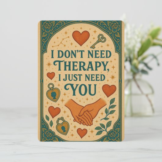 私はセラピーは必要ない、私は単にあなたが必要 シーズンカード (スタンド正面)
