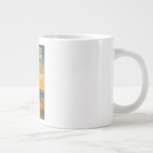 私はセラピーは必要ない、私は単にSmith Pointが必要 ジャンボコーヒーマグカップ (右)