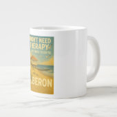 私はセラピーは必要ない、私はElberonが必要だ ジャンボコーヒーマグカップ (正面右)